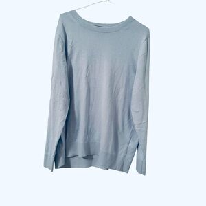 Banana Republic Forever Long Sleeved Crew Neck Sweater in Light Blue Sz XLarge